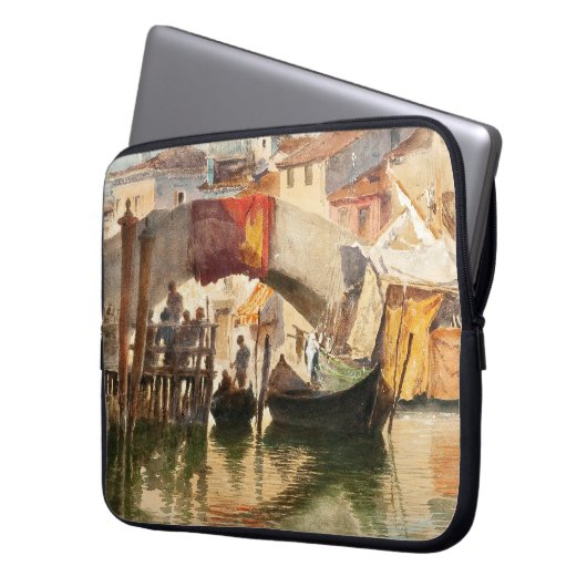 Roussoffs Venedig-Laptophülse Laptopschutzhülle (Vorderseite Links)