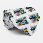 Route66_ClassicCarsOne2228Print, Route66_Classi… Krawatte (Gerollt)