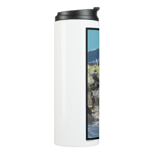 Route 100, Vermont Thermosbecher (Nach links gedreht)