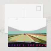 Route 1, Florida Postkarte (Vorne/Hinten)