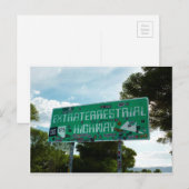 Route 375, Extraterrestrische Postkarte (Vorne/Hinten)