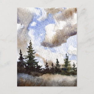 "Route 55 Clouds" Landstrassen Postkarte