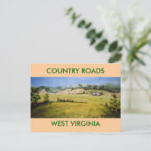 Route 55, Landschaftliche Highway Postcard Postkarte (Stehend Vorderseite)