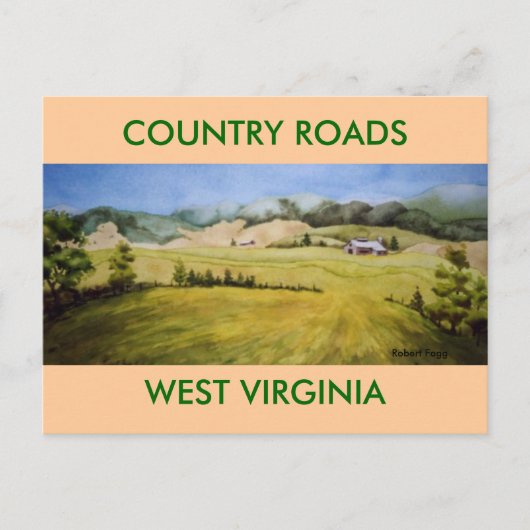 Route 55, Landschaftliche Highway Postcard Postkarte (Vorderseite)