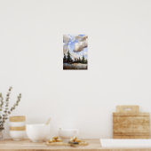 Route 55 Wolken Art Print Poster (Küche)
