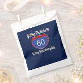 Route 60. Geburtstag Geschenktütchen (Ausgeschnitten)