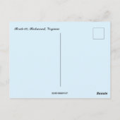 Route 60 Richmond Virginia Postkarte (Rückseite)