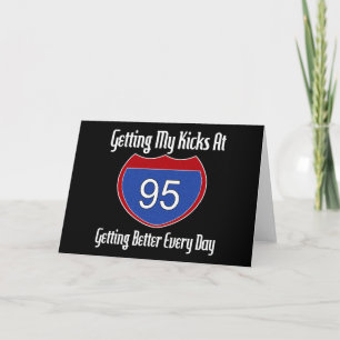 Route 66 95. Geburtstag Karte