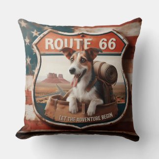 Route 66 Abenteuer Kissen