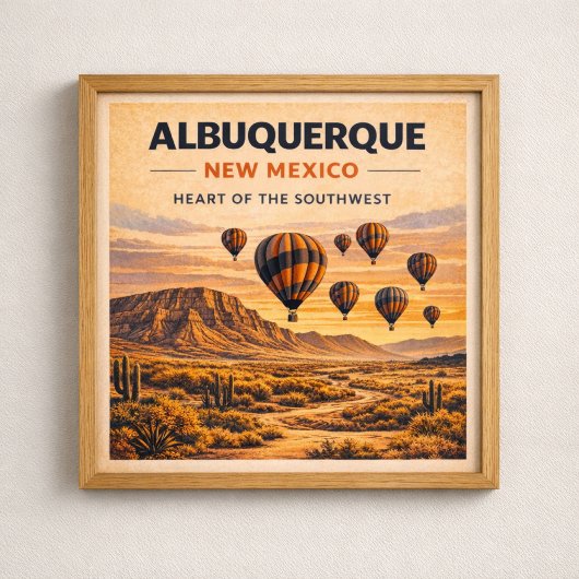 Route 66 Albuquerque Südwest-Erbe Poster