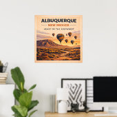 Route 66 Albuquerque Südwest-Erbe Poster (Heimbüro)