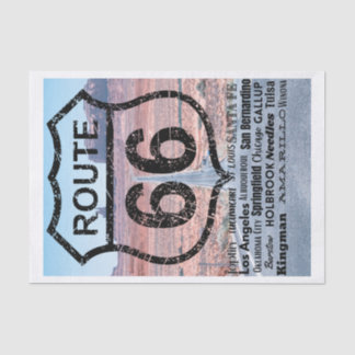 Route 66 Americana Seidenpapier