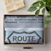 Route 66 Americana Seidenpapier (Geschenk)