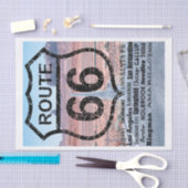Route 66 Americana Seidenpapier (Handwerk)