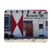 Route 66 America's Main St. Adrian Texas MidPoint Magnet (Horizontal)