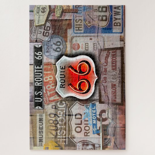Route 66 Americas Main Street Puzzle (Vertikal)