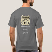 Route 66 America's Main Street - T - Shirt (Rückseite)