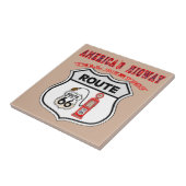 route 66 Amerika higway gifts Fliese (Seite)