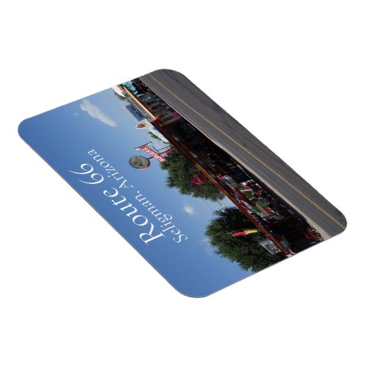 Route 66 Amerikas Hauptstraße Seligman Arizona Magnet (Rechte Seite)