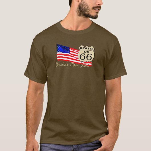 Route 66 - Amerikas Hauptstraße T-Shirt (Vorderseite)