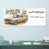Route 66 anpassbares Banner (Messe)