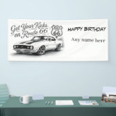 Route 66 anpassbares Banner (Messe)