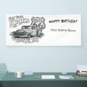Route 66 anpassbares Banner (Messe)