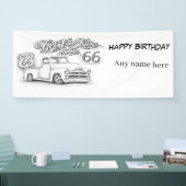 Route 66 anpassbares Banner (Messe)