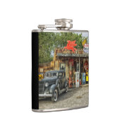 Route 66 Arizona rustikales Retro-Geschäft Flachmann (Rechts)