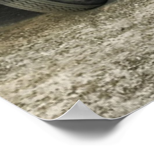 Route 66 Arizona rustikales Retro-Geschäft Poster (Ecke)