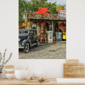 Route 66 Arizona rustikales Retro-Geschäft Poster (Küche)