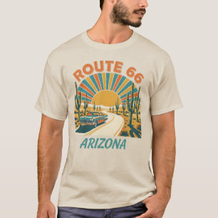 Route 66 Arizona T-Shirt Vintage Reise