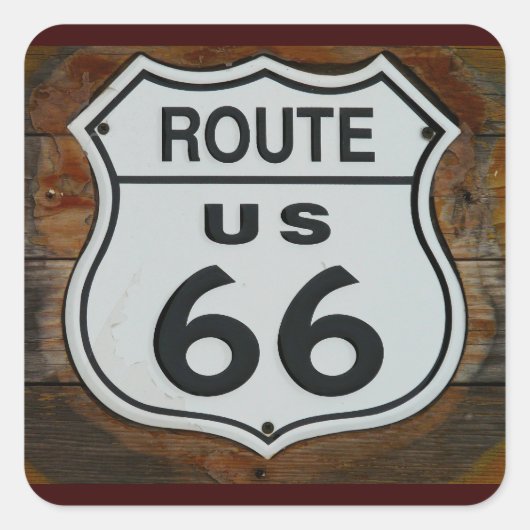 Route 66 Aufkleber (Vorderseite)