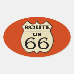 Route 66 - Aufkleber
