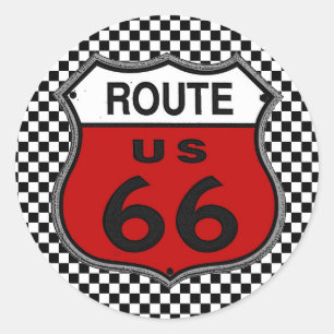 Route 66 Aufkleber