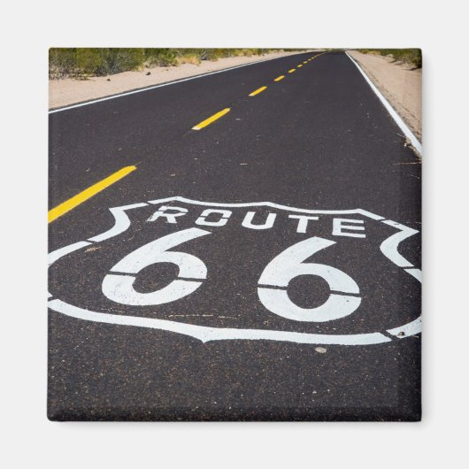 Route 66 Autobahnmarkierung, Arizona Magnet (Vorne)