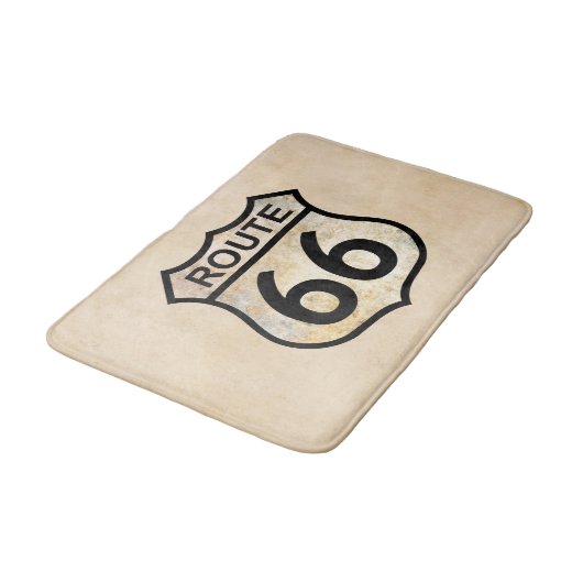 Route 66 badematte (Schrägansicht)