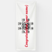 Route 66 Banner (Vertikal)