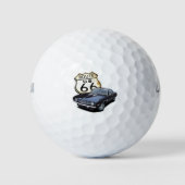 Route 66 Black Camaro Golfball (Vorderseite)