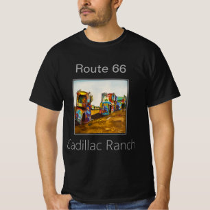 Route 66, Cadillac Ranch, Amarillo Texas T-Shirt