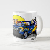 Route 66 Cartoon Jumbo-Tasse (Vorderseite Rechts)