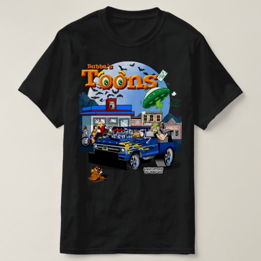 Route 66 Cartoon T-Shirt (Design vorne)