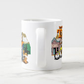 Route 66 Cartoon Tasse Riesenkaffee (Rückseite)