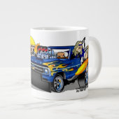 Route 66 Cartoon Tasse Riesenkaffee (Vorderseite Rechts)