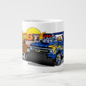 Route 66 Cartoon Tasse Riesenkaffee (Vorderseite)