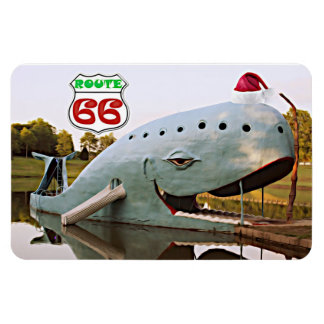 Route 66 Catoosa Blauer Wal Weihnachtsfeiertage We Magnet