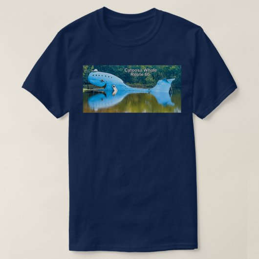Route 66 Catoosa Whale Big Blue T-Shirt (Design vorne)