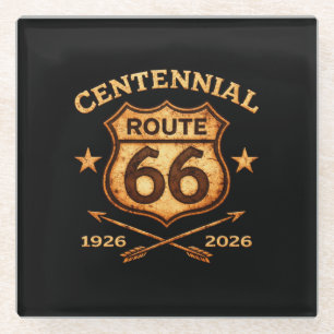 Route 66 Centennial Bar Dekoration Glasuntersetzer