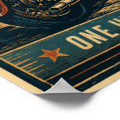 Route 66 Centennial Biker Desert Cruise Poster (Ecke)