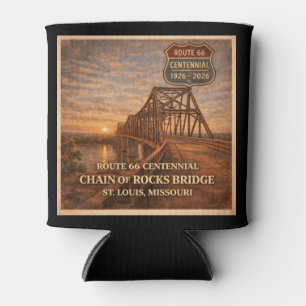 Route 66 Centennial Bridge Game Night Getränkegesc Dosenkühler